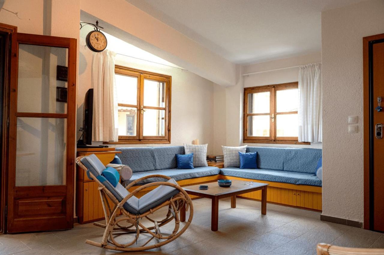 Apartament Seahouse With View Psakoudia Zewnętrze zdjęcie