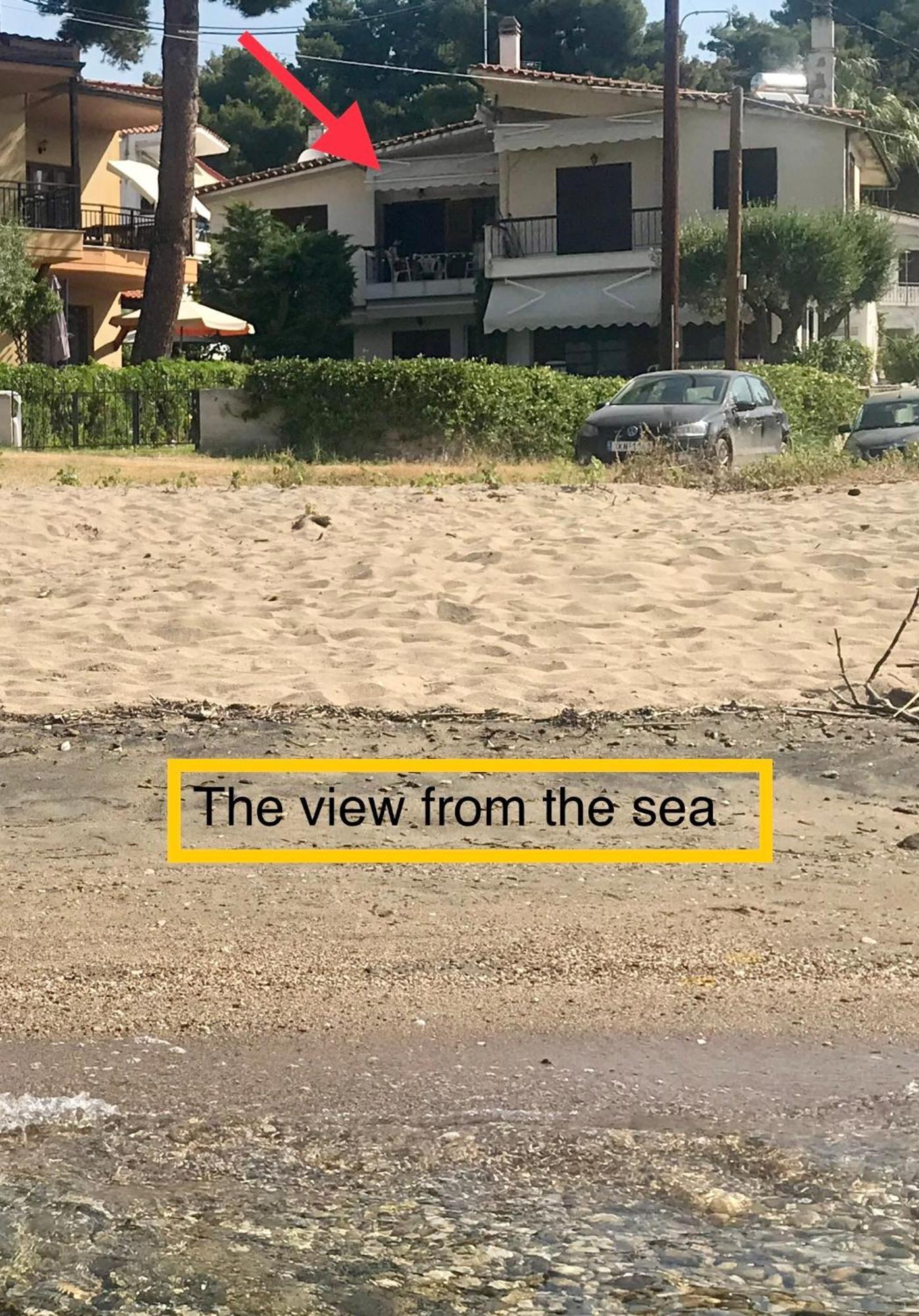 Apartament Seahouse With View Psakoudia Zewnętrze zdjęcie