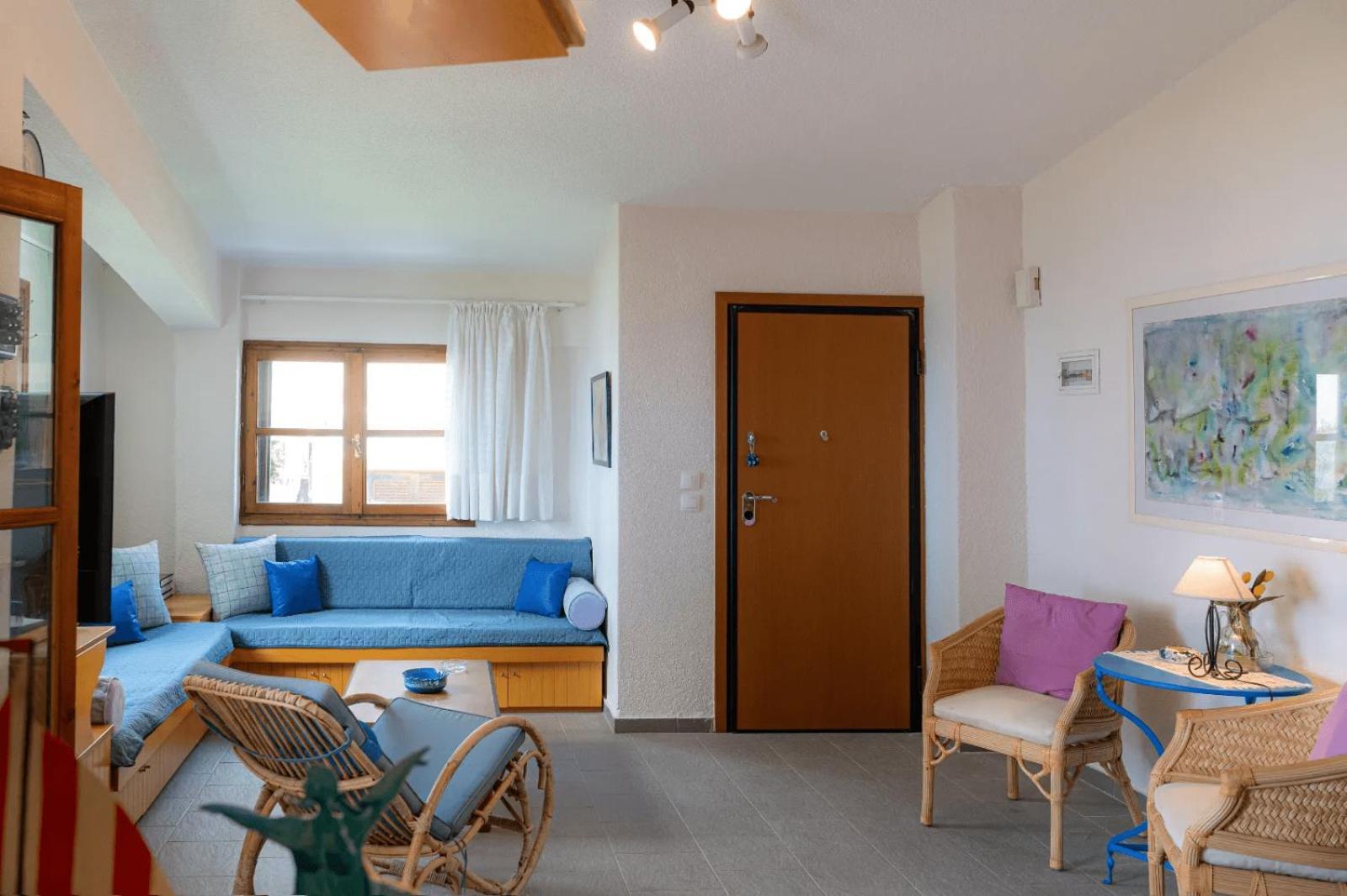 Apartament Seahouse With View Psakoudia Zewnętrze zdjęcie